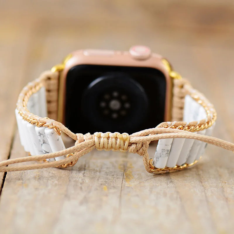 Calming Howlite Apple Watch Strap